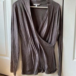 CAbi faux wrap top L